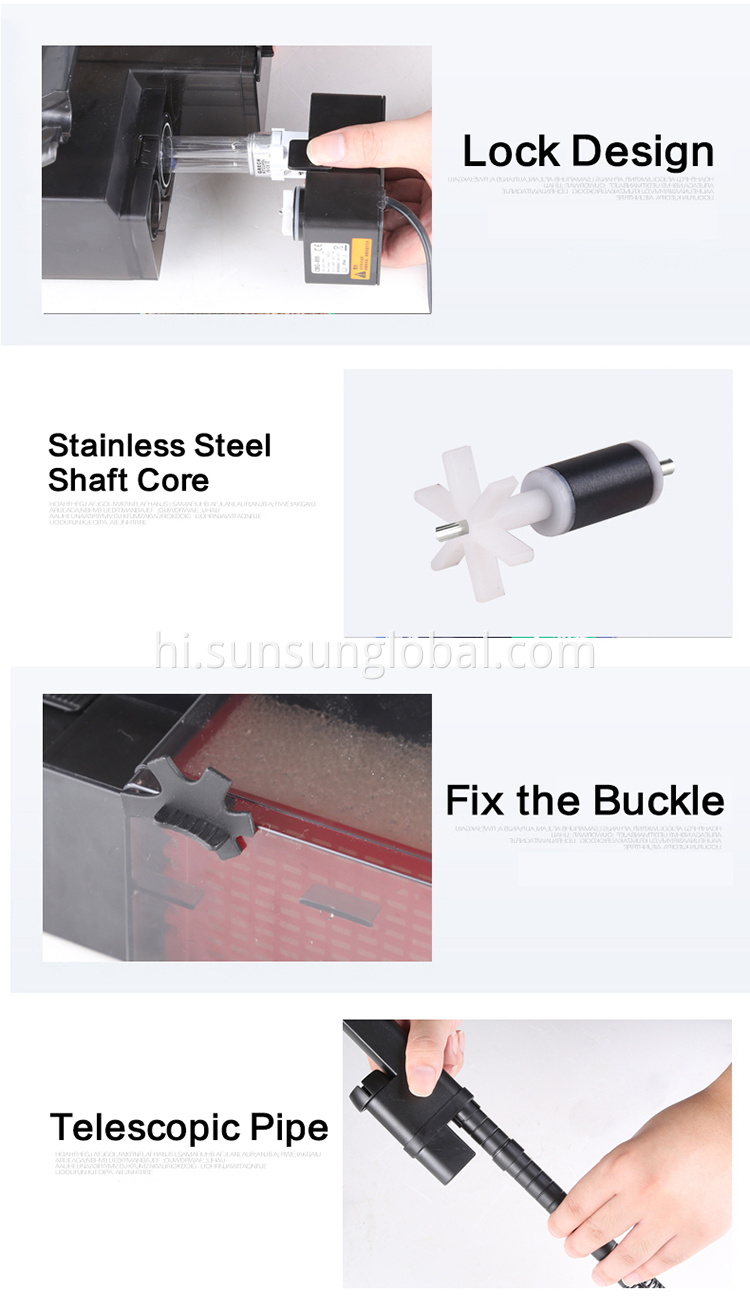 गर्म बेचना सुरक्षित रूप से एक्वेरियम जल फ़िल्टर पंप